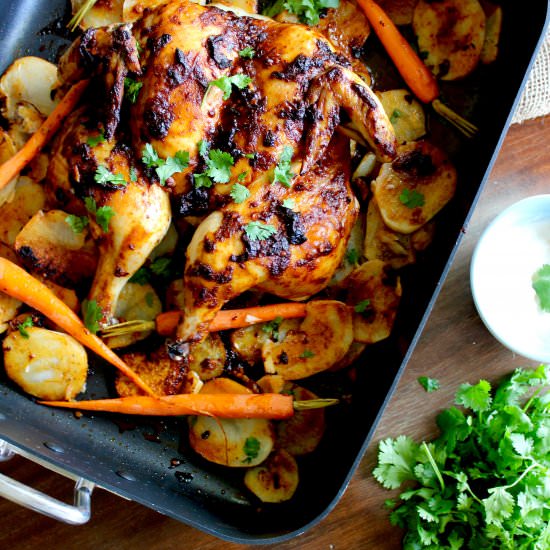 Roasted Piri Piri Chicken - Recipe photo by Sneaky Mommies