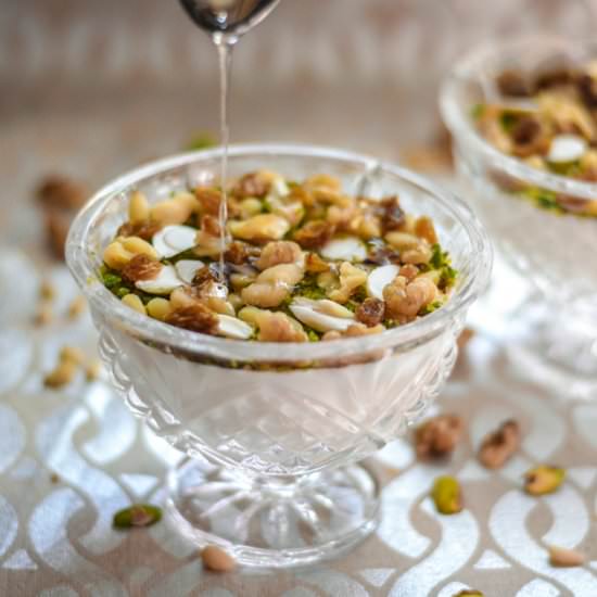 Rose Water Custard - Recipe photo by SimplyLebanese