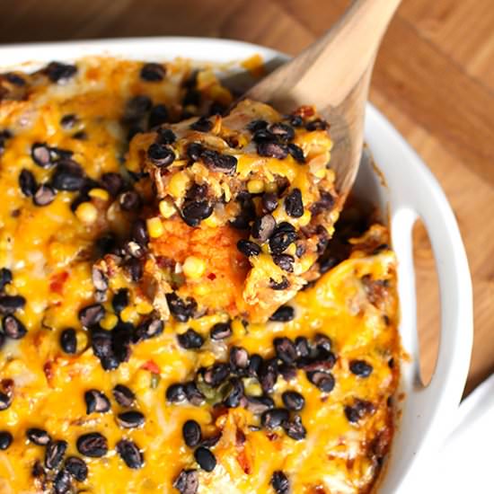 Mexican Chicken & Sweet Potato Casserole - Recipe photo by suebeehomemaker