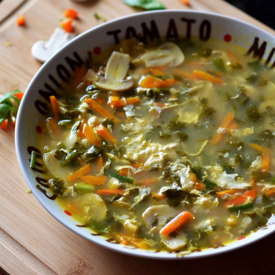 Coriander Soup - Recipe photo by Shamlyn Fernandes