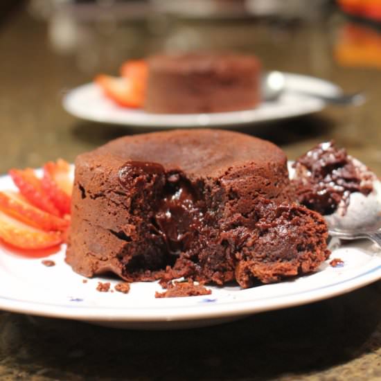 Chocolate Molten Lava Cakes - Recipe photo by akitchenfable