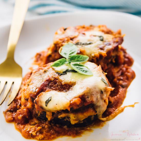 Baked Eggplant Parmesan - Recipe photo by jessicainthekitchen
