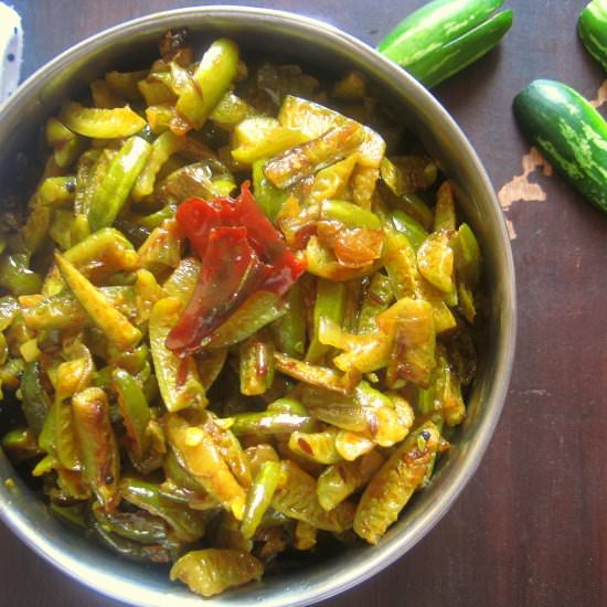 Ivy Gourd Fry - Recipe photo by madhuriscuisine