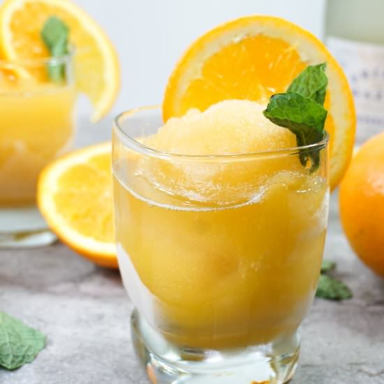 Orange Mint Julep Sorbet & Mimosas - Recipe photo by merci_britte
