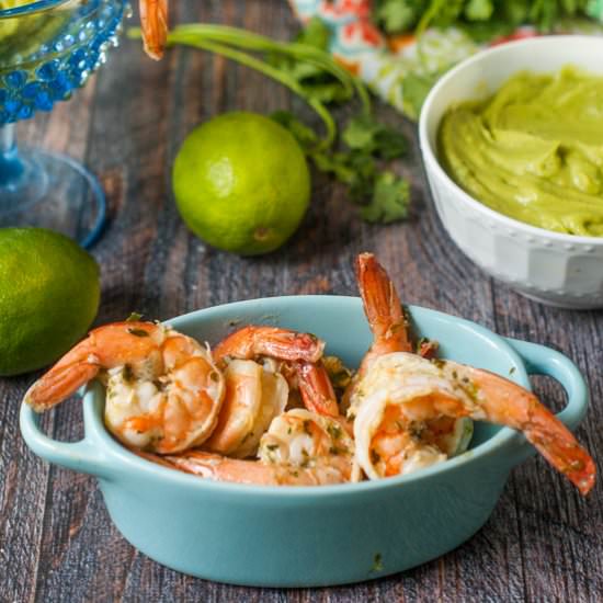 Cilantro Lime Shrimp Cocktail - Recipe photo by MyLifeCookbook