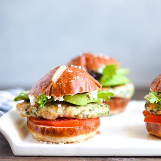 Green Goddess Chicken Sliders - Recipe photo by mymoderncookery