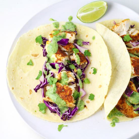 Tilapia Fish Tacos - Recipe photo by Tastefulventure