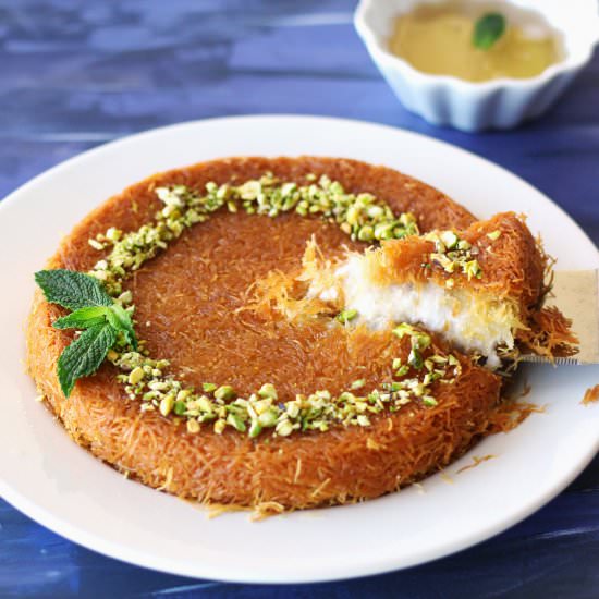 Vegan Knafeh - Recipe photo by zenandzaatar