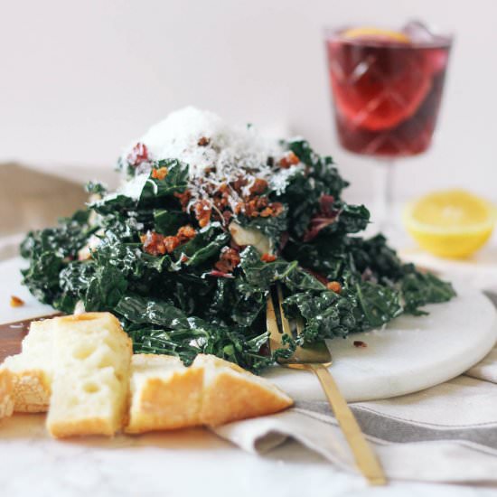 The World's Best Kale Salad - Recipe photo by Hannah Berry