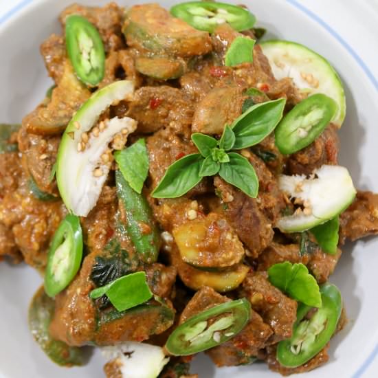 Stir Fried Curry Beef - Recipe photo by Spoon Fork Heart