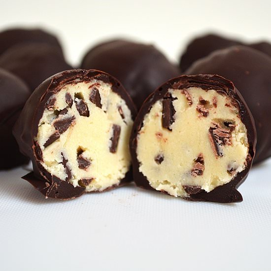 Cookie Dough Truffles - Recipe photo by lightscamerabake