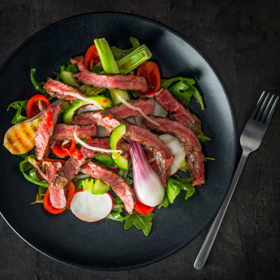 Spicy Thai Beef Salad - Recipe photo by Brian Jones