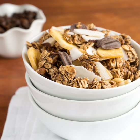 Georgia Pecan Coffee Granola - Recipe photo by ebrees