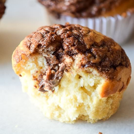 Nutella Banana Muffins - Recipe photo by thegraciouswife