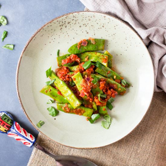 Italian Green Beans - Recipe photo by Inside the rustic kitchen