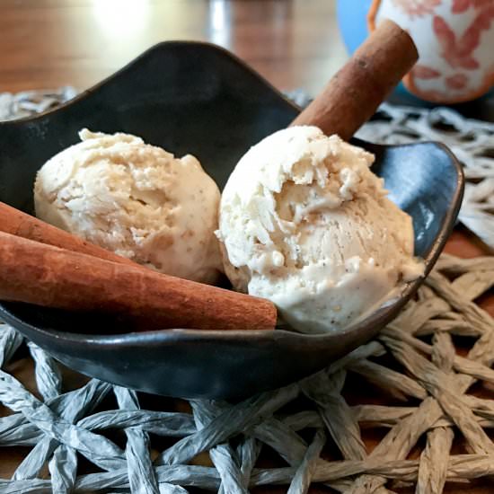 No-Churn Mexican Ice Cream - Recipe photo by thirstyradish
