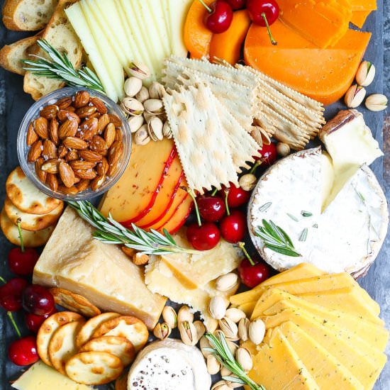 Easy 10 Minute Cheese Board - Recipe photo by damndelicious