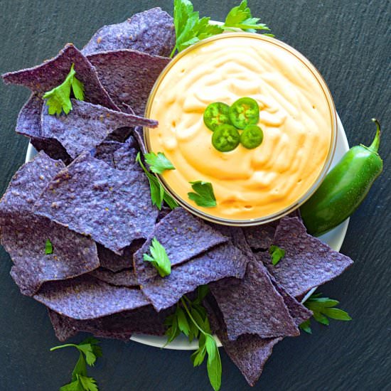 Vegan Nacho Cheese Sauce - Recipe photo by TheVegLife