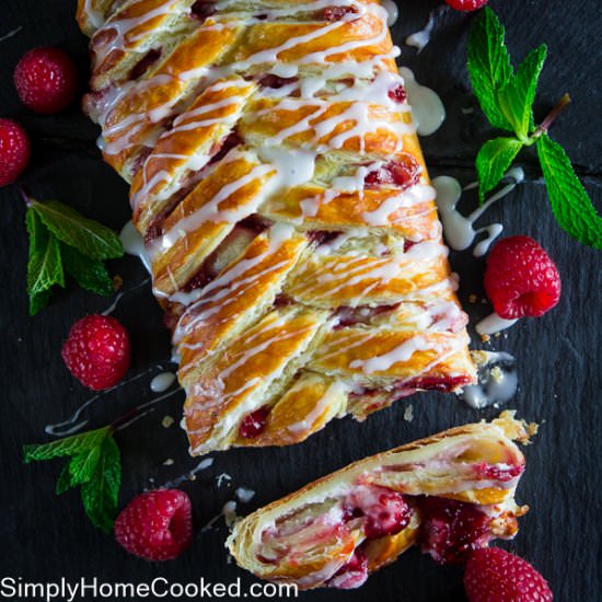 Raspberry Cream Cheese Danish - Recipe photo by simplyhomecooked