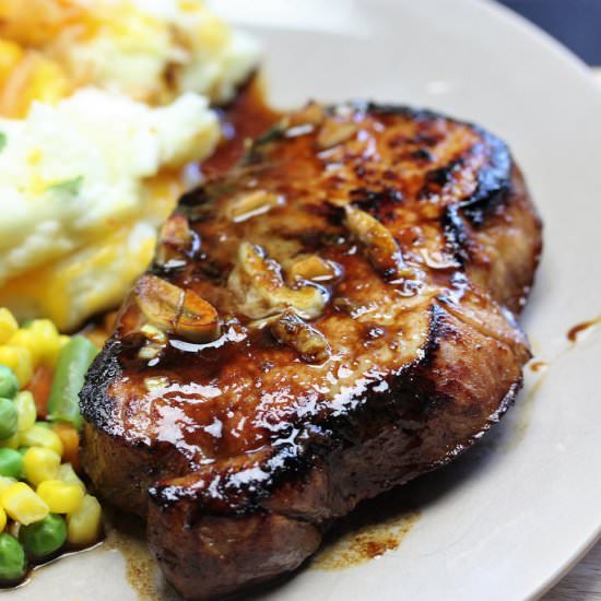 Korean Style Pork Chops - Recipe photo by cullys kitchen