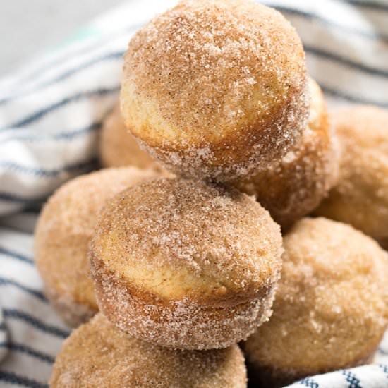 Cinnamon Sugar Donut Muffins - Recipe photo by TheSaltyMarshmallow