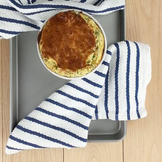 Comte Cheese Souffle with Prosciutto - Recipe photo by agourmetfoodblog