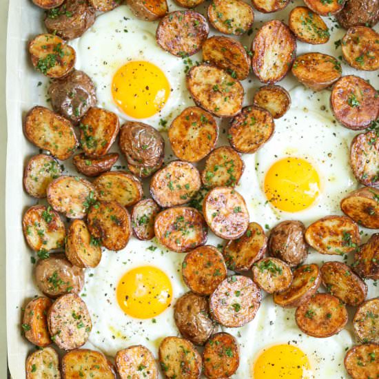 Sheet Pan Breakfast - Recipe photo by damndelicious