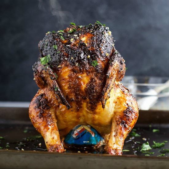 Glazed Honey Garlic Beer Chicken - Recipe photo by joyfulhealthyeats