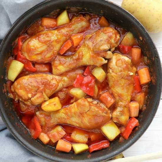 Chicken Afritada - Recipe photo by foxy folksy
