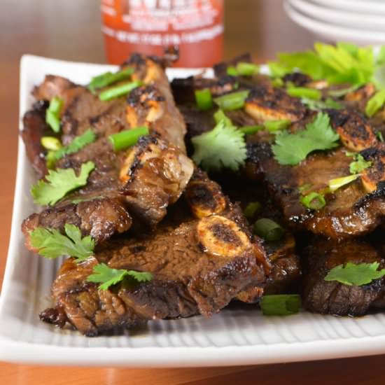 Lemongrass-Ginger Flanken Short Rib - Recipe photo by For the Love of Cooking