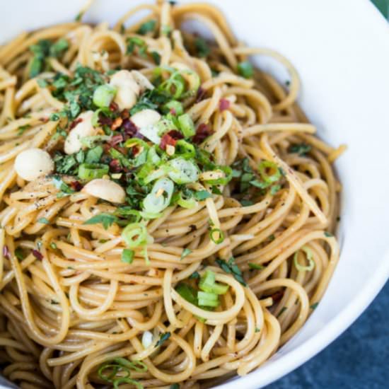 Kung Pao Pasta - Recipe photo by krollskorner