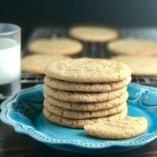 Dairy-Free Almond Nut Butter Cookie - Recipe photo by kitchengonerogue