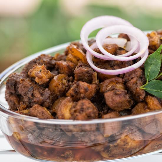 Kerala Style Pork Pepper Fry - Recipe photo by meemiskitchen
