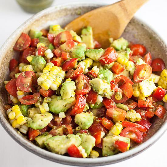 Italian Salsa and Basil Vinaigrette - Recipe photo by therusticfoodie