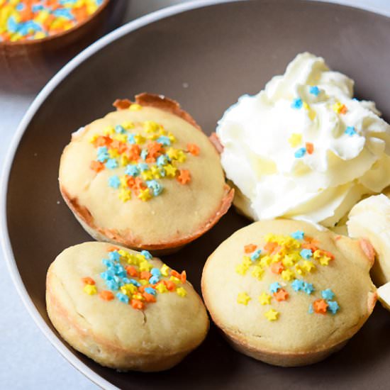 Funfetti Pancake Poppers - Recipe photo by thegraciouswife