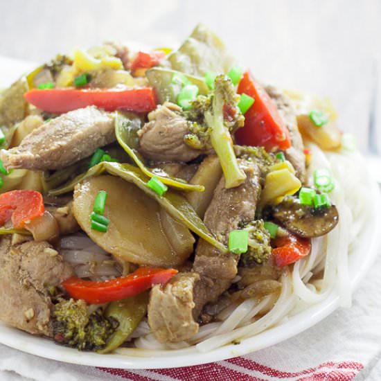 Ginger Pork Stir Fry - Recipe photo by thegraciouswife