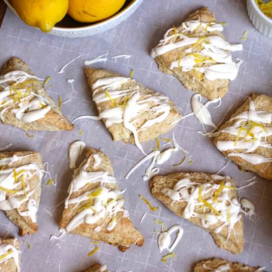 Petite Lemon Scones - Recipe photo by suebeehomemaker