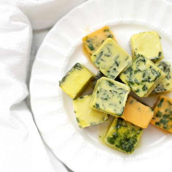 Olive Oil Herb Bombs - Recipe photo by onelovelylife