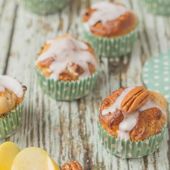 Apple and Pecan Muffins - Recipe photo by neilshealthymeals