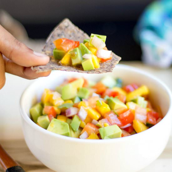 Mango Avocado Salsa - Recipe photo by srividhya