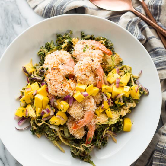 Coconut Shrimp Salad - Recipe photo by foxandbriar