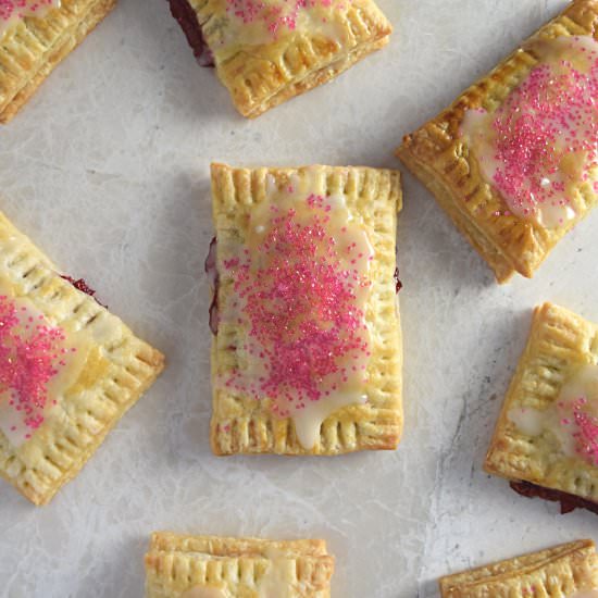 Homemade Strawberry Hand Tarts - Recipe photo by The Hungry Genealogist