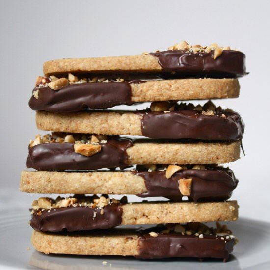 Hazelnut & Cardamom Shortbread - Recipe photo by Zestful Kitchen