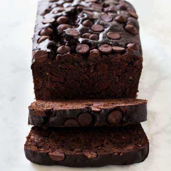 Chocolate Zucchini Banana Bread - Recipe photo by If You Give A Blonde A Kitchen