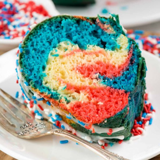 Fireworks Bundt Cake - Recipe photo by crazyforcrust