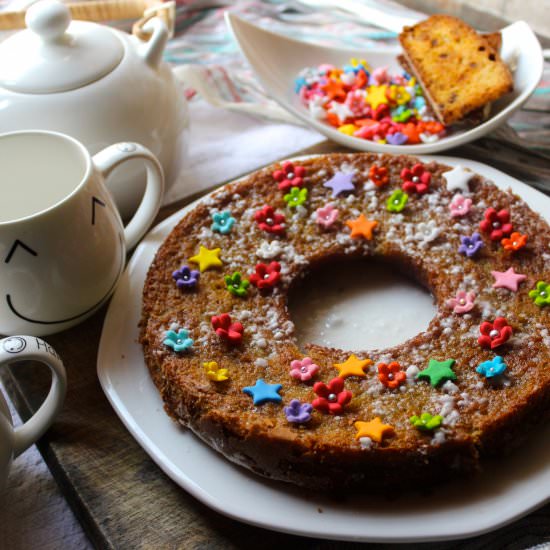 Banana Sponge Ring Cake - Recipe photo by The Food Samaritan