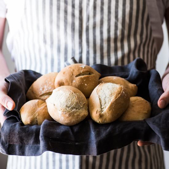 Mexican Bolillo Bread Rolls - Recipe photo by isabeleats