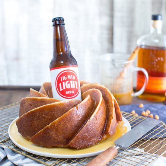 Bourbon Scotch Beer Bundt - Recipe photo by beckysuebakes