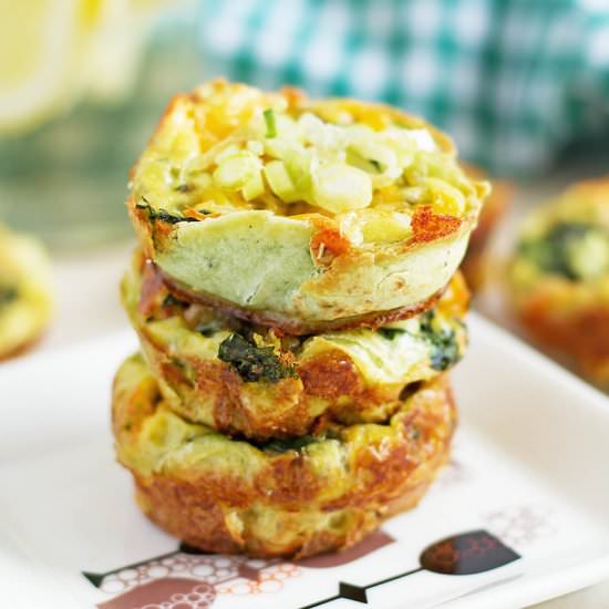 Spinach Egg Muffins - Recipe photo by ilonaspassion