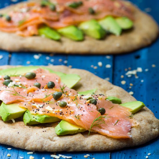 Smoked Salmon Avocado Tartine - Recipe photo by WhatJewWannaEat